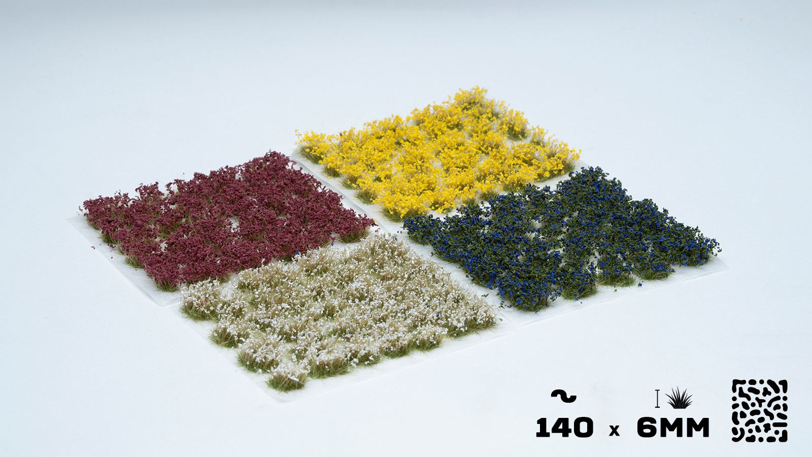 Gamers Grass Wild Flowers Tuft Set - Wild